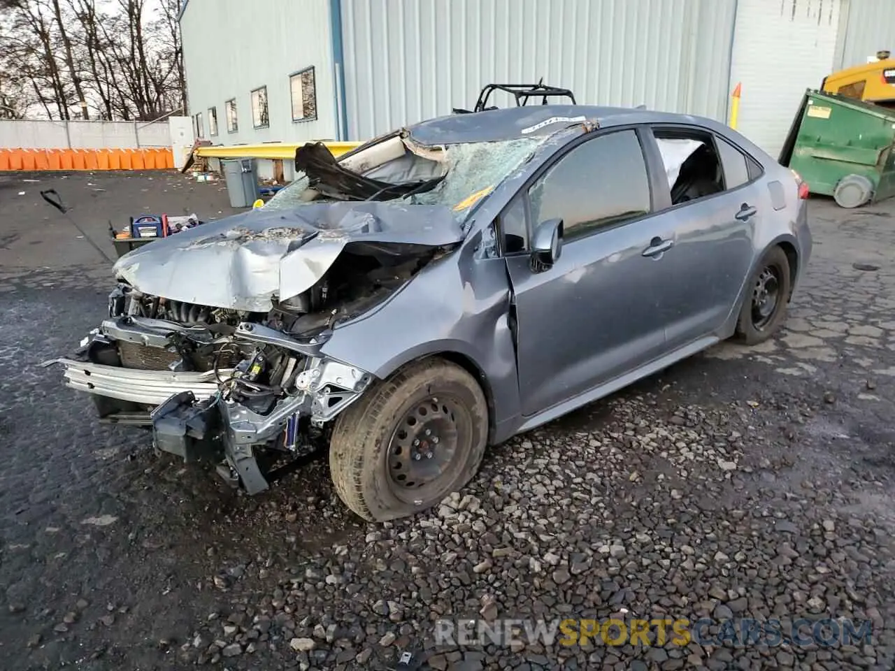 1 Photograph of a damaged car JTDDPMAE6MJ161855 TOYOTA COROLLA 2021