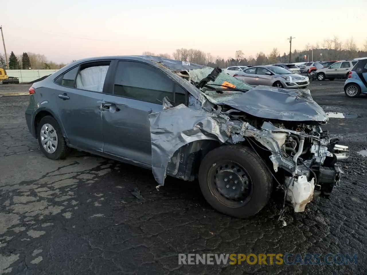 4 Photograph of a damaged car JTDDPMAE6MJ161855 TOYOTA COROLLA 2021