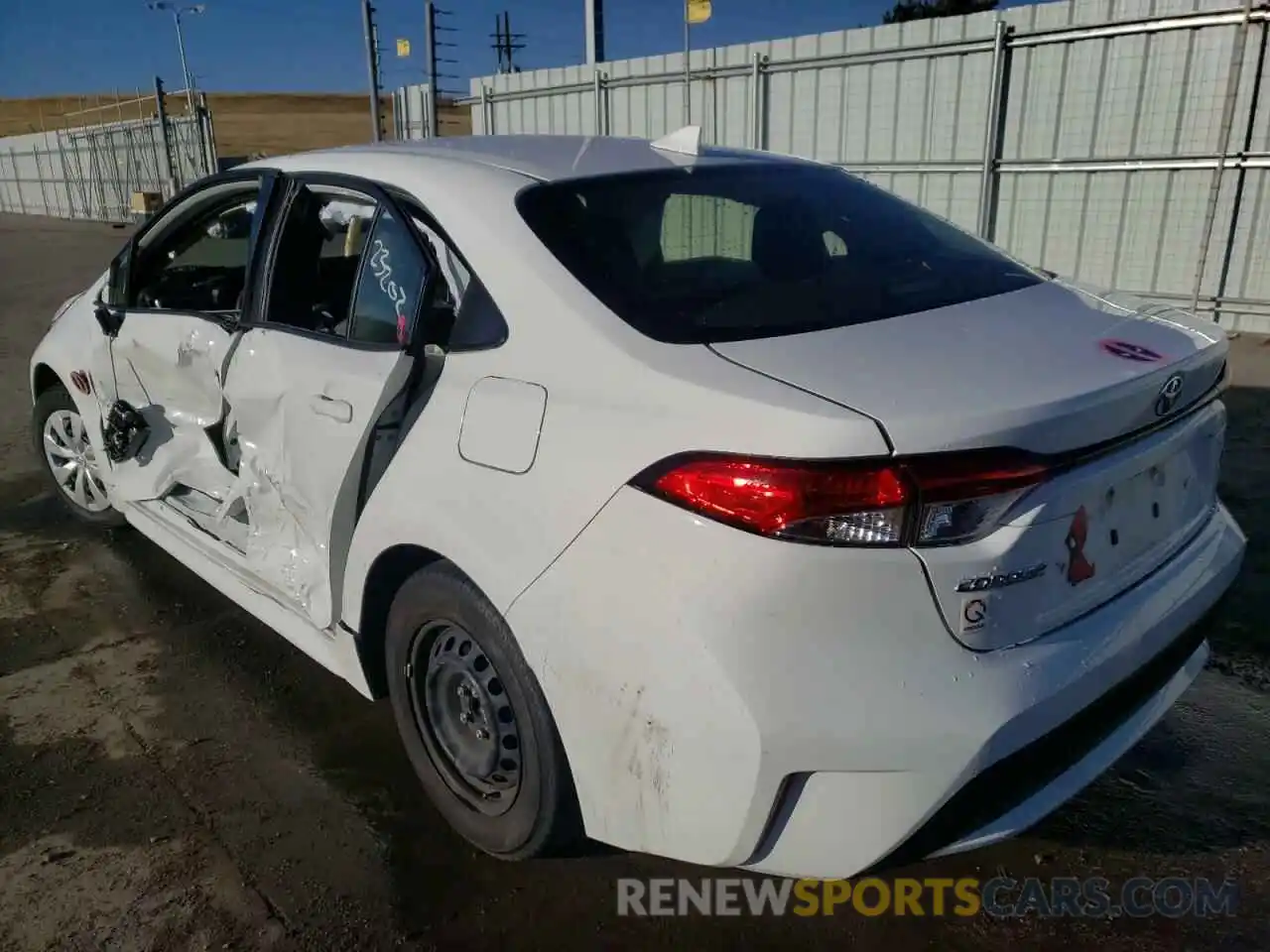 3 Photograph of a damaged car JTDDPMAE7MJ122319 TOYOTA COROLLA 2021