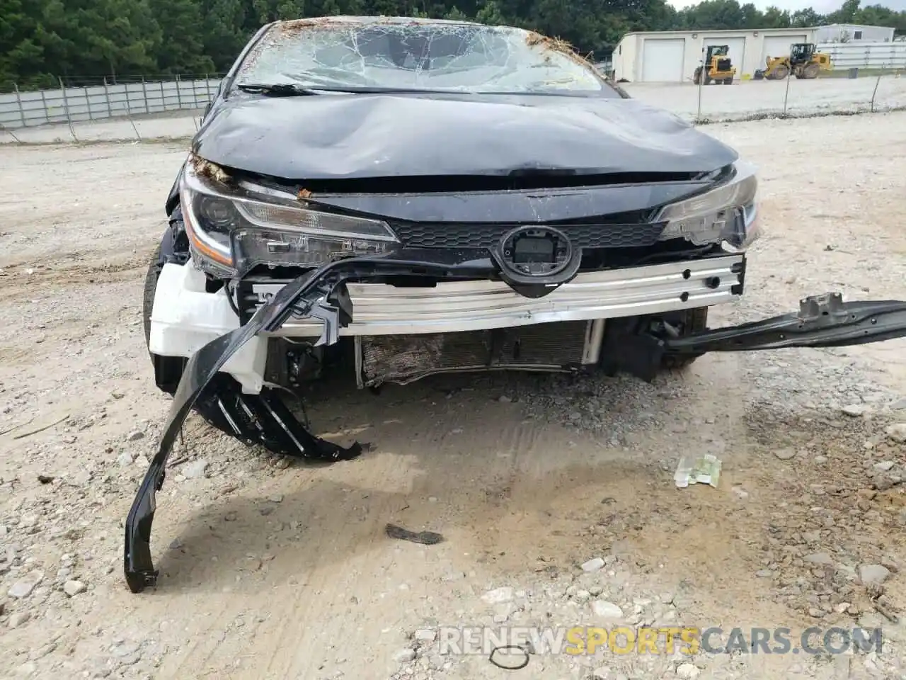 9 Photograph of a damaged car JTDDPMAEXMJ144041 TOYOTA COROLLA 2021