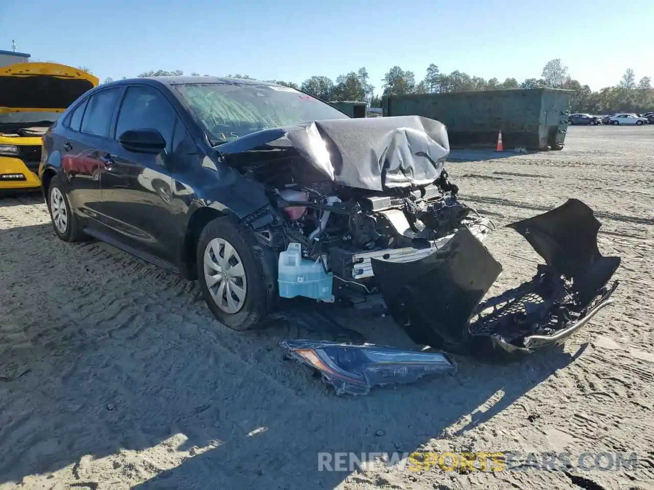 1 Photograph of a damaged car JTDDPMAEXMJ151541 TOYOTA COROLLA 2021