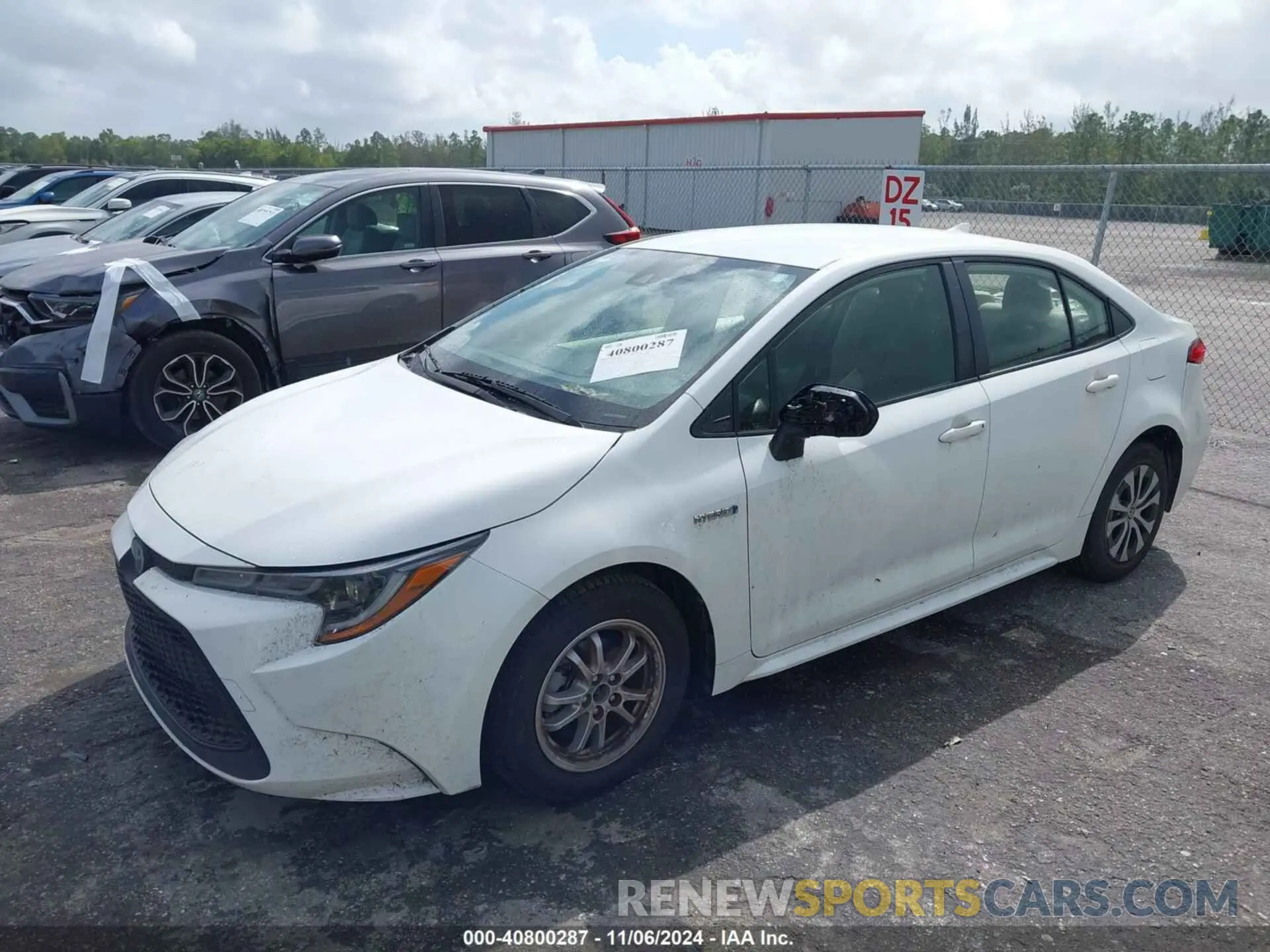2 Photograph of a damaged car JTDEAMDE0MJ002394 TOYOTA COROLLA 2021
