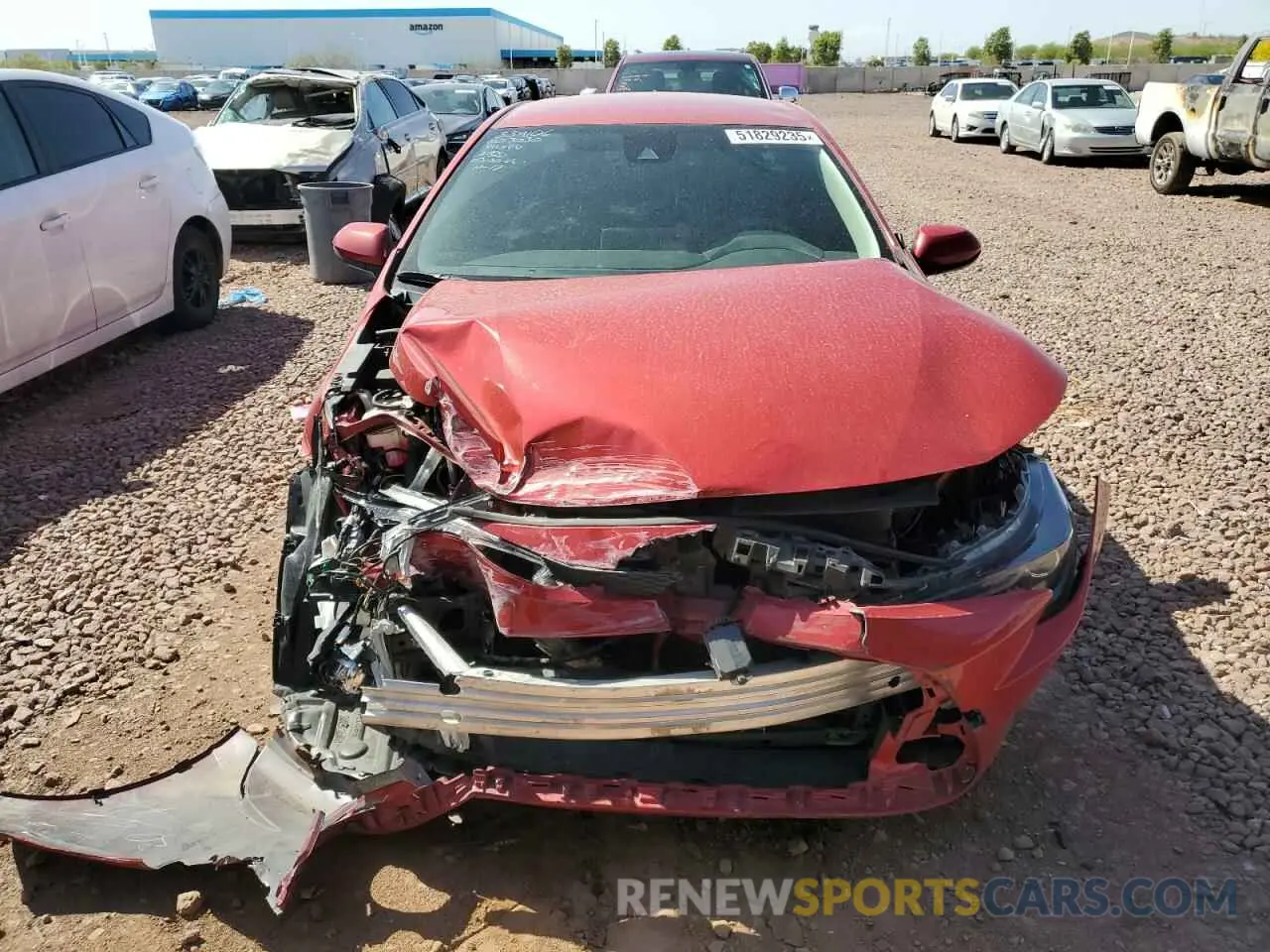 5 Photograph of a damaged car JTDEAMDE0MJ003030 TOYOTA COROLLA 2021