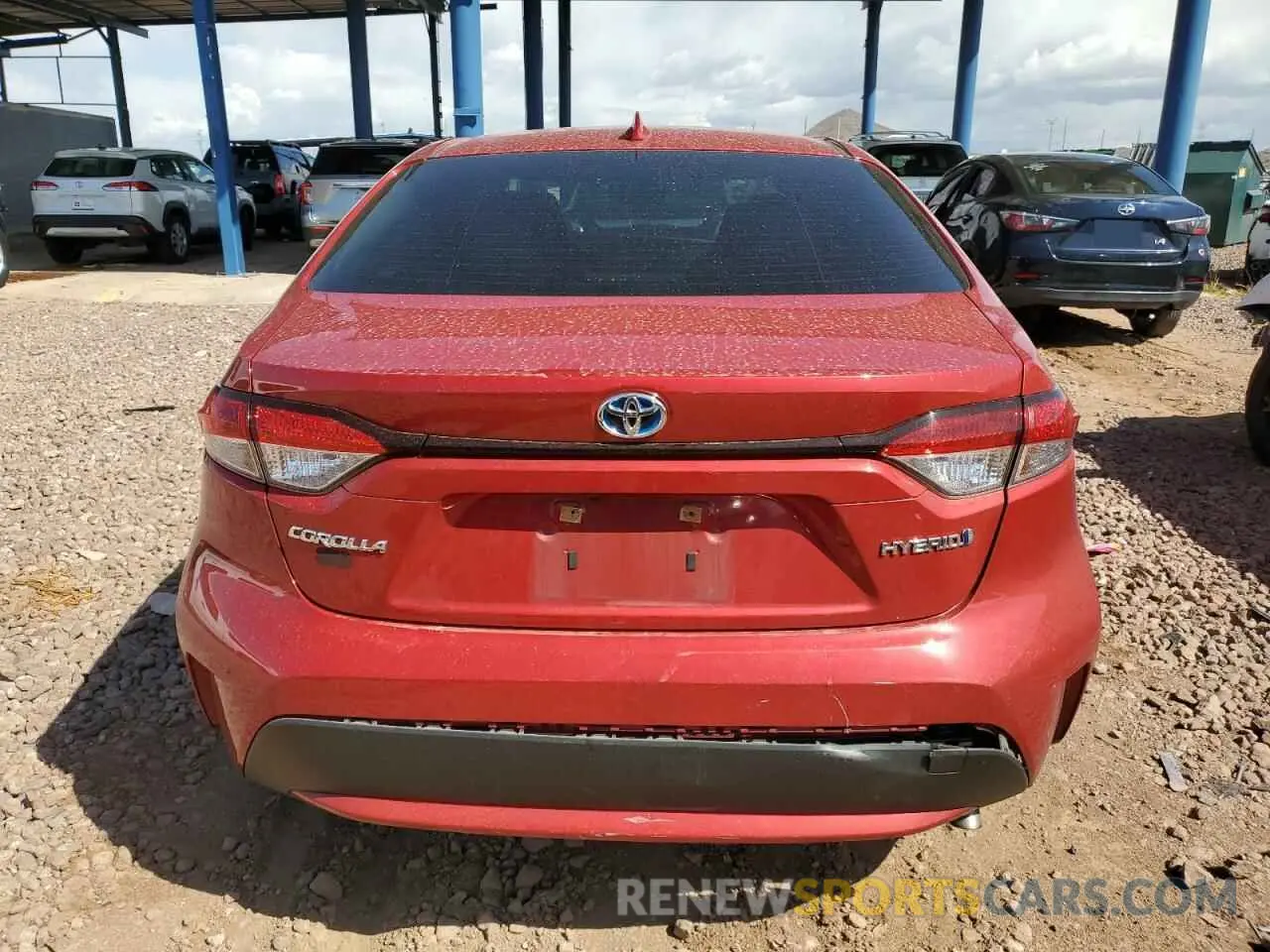 6 Photograph of a damaged car JTDEAMDE0MJ003030 TOYOTA COROLLA 2021