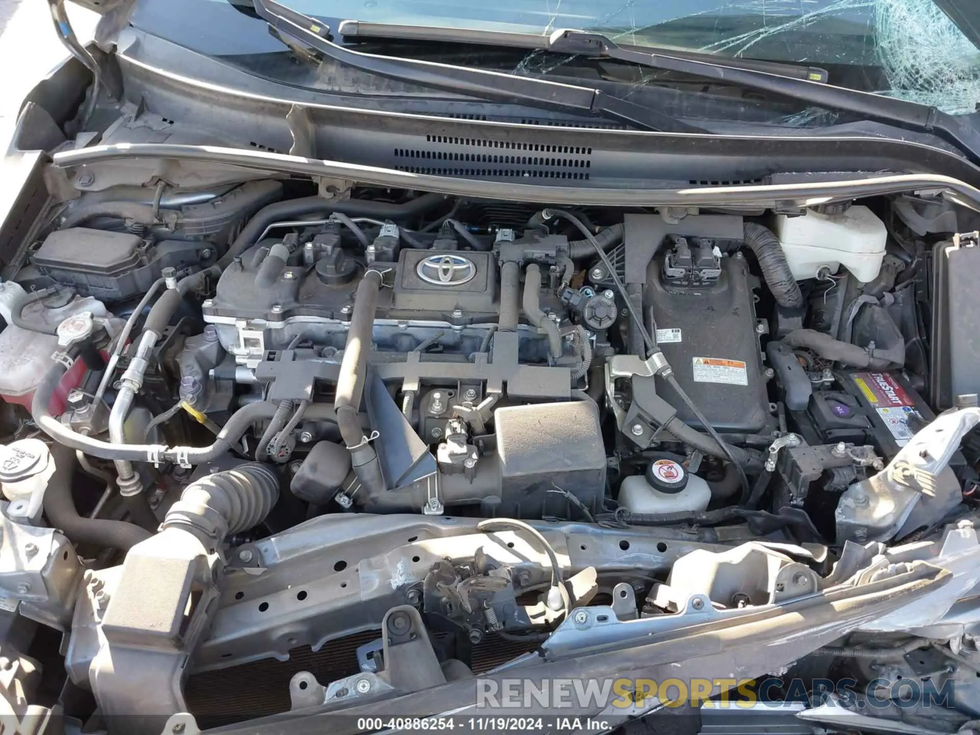 10 Photograph of a damaged car JTDEAMDE0MJ008325 TOYOTA COROLLA 2021