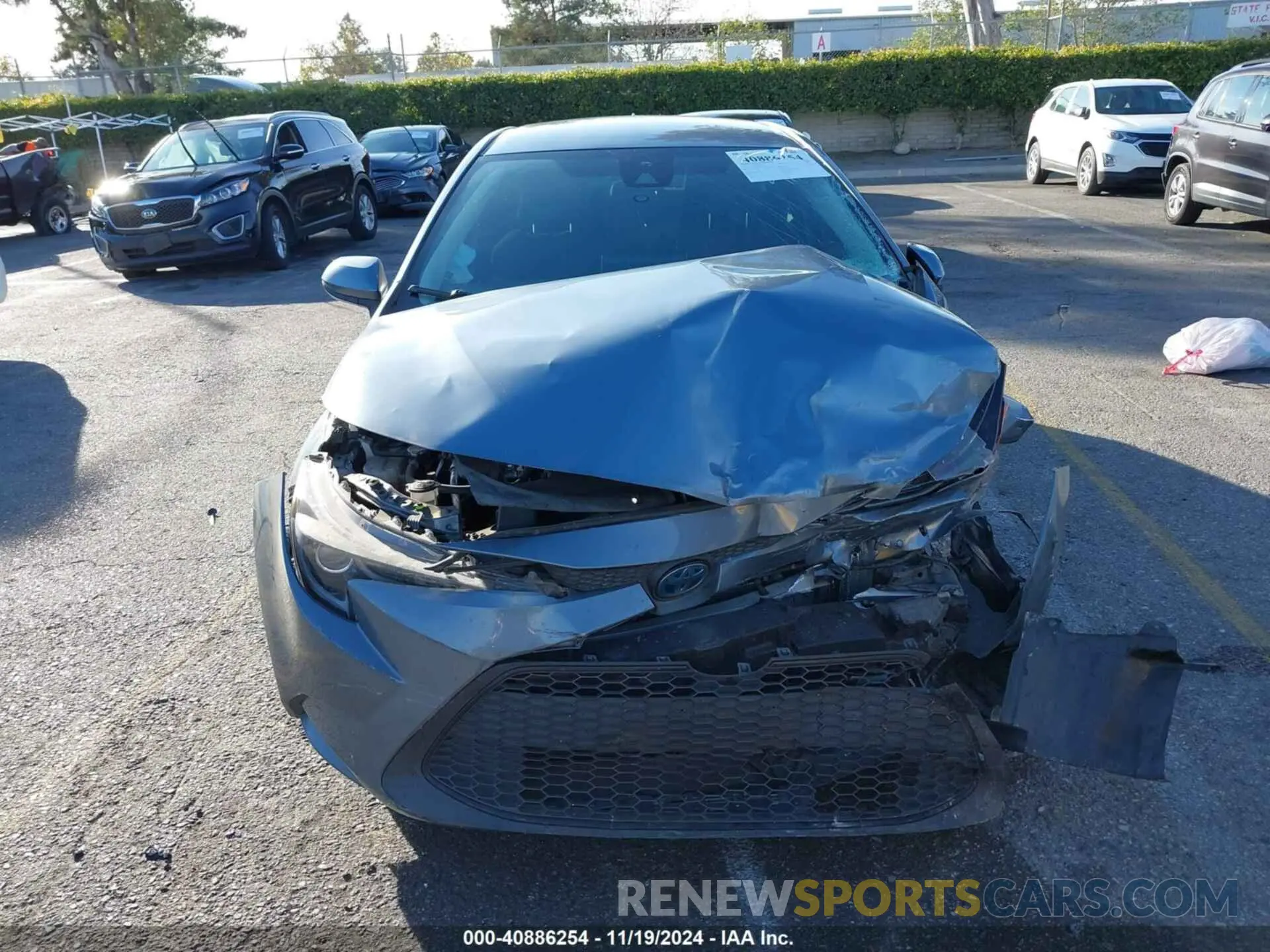 11 Photograph of a damaged car JTDEAMDE0MJ008325 TOYOTA COROLLA 2021