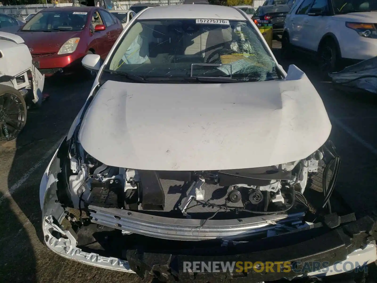 9 Photograph of a damaged car JTDEAMDE0MJ010754 TOYOTA COROLLA 2021