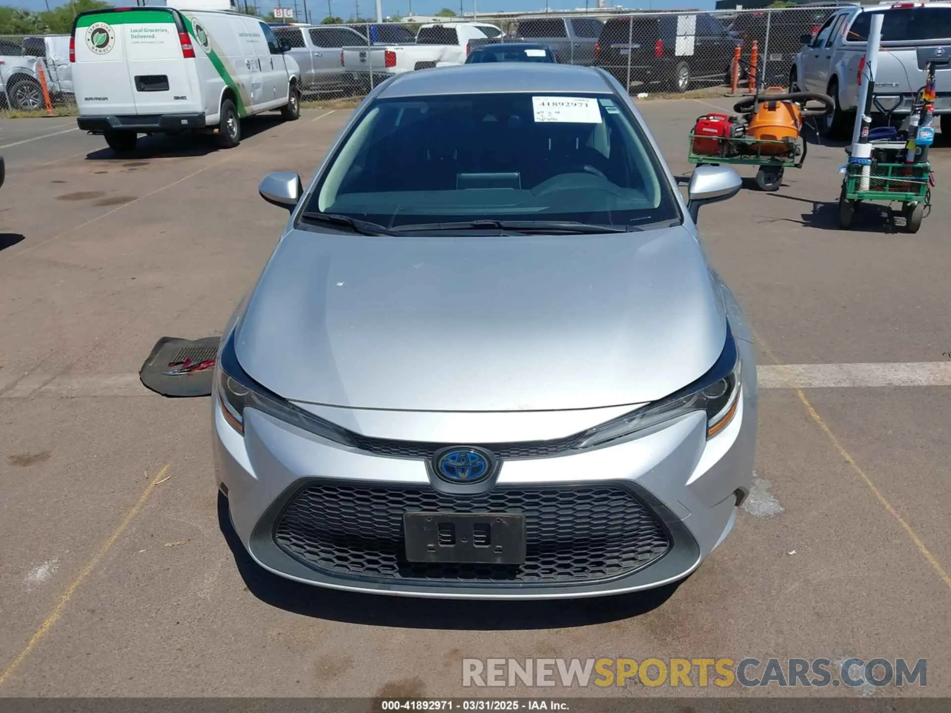12 Photograph of a damaged car JTDEAMDE0MJ025075 TOYOTA COROLLA 2021