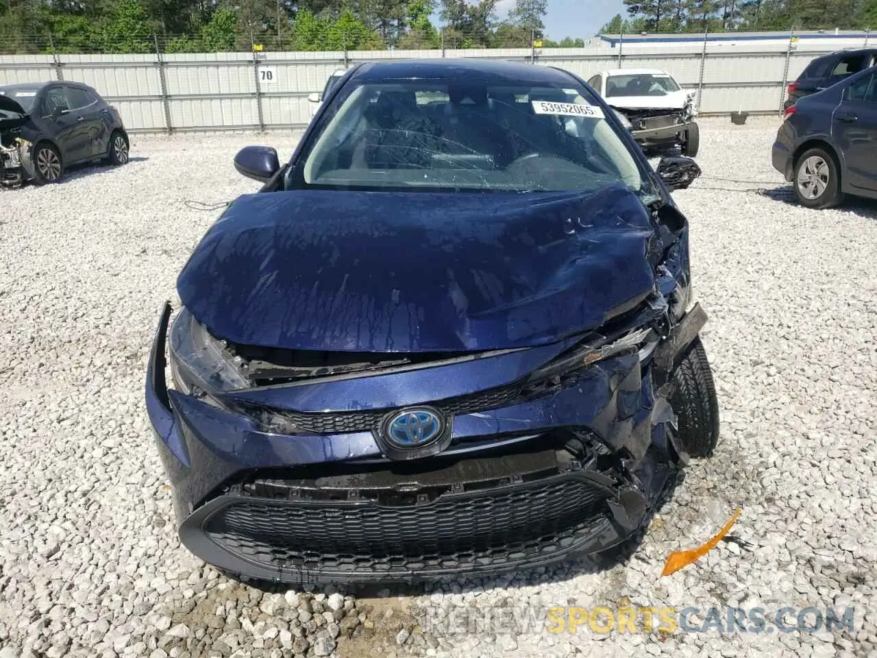 5 Photograph of a damaged car JTDEAMDE0MJ026646 TOYOTA COROLLA 2021