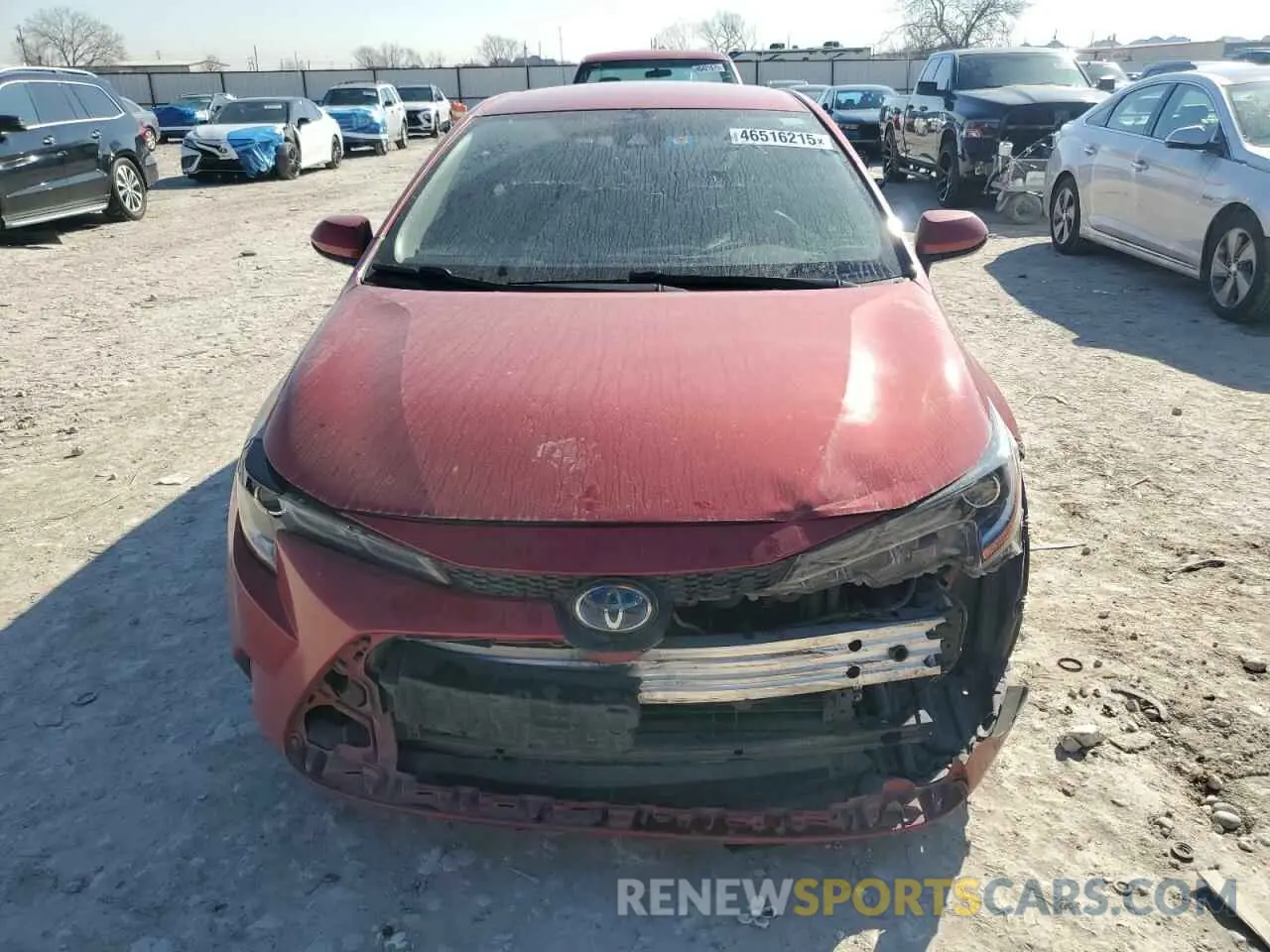 5 Photograph of a damaged car JTDEAMDE0MJ031541 TOYOTA COROLLA 2021
