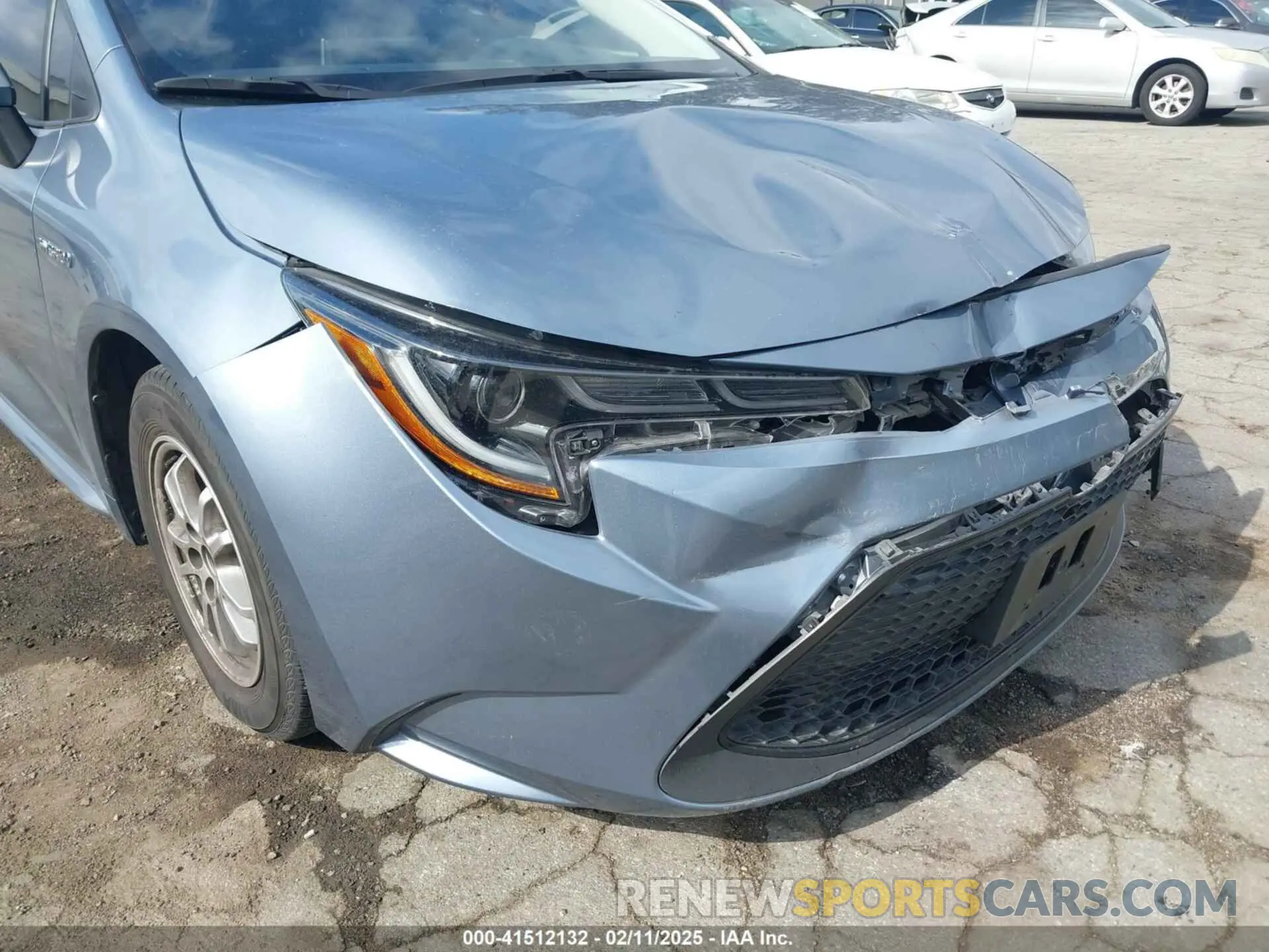 6 Photograph of a damaged car JTDEAMDE0MJ033029 TOYOTA COROLLA 2021