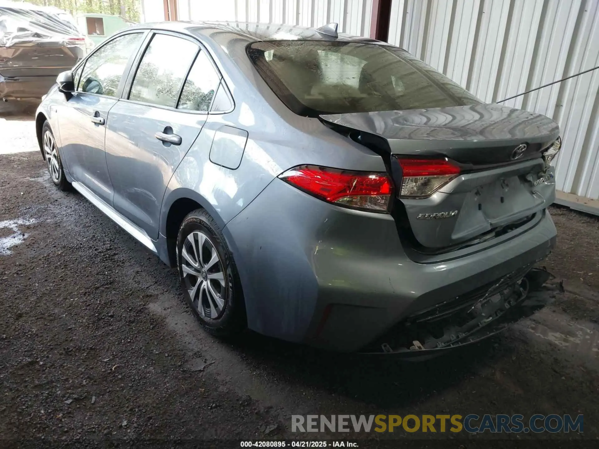 3 Photograph of a damaged car JTDEAMDE1MJ000797 TOYOTA COROLLA 2021