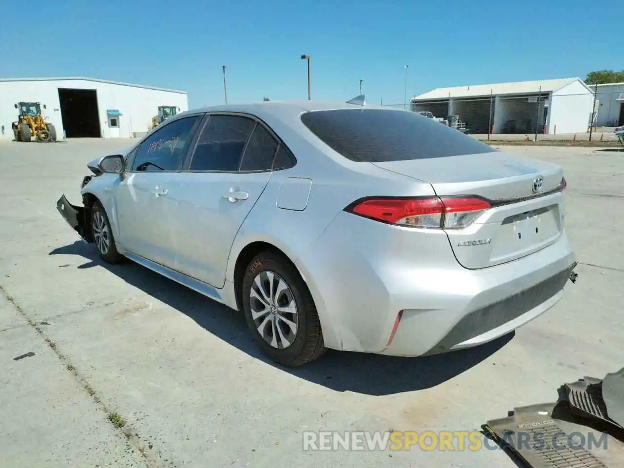 3 Photograph of a damaged car JTDEAMDE1MJ001478 TOYOTA COROLLA 2021