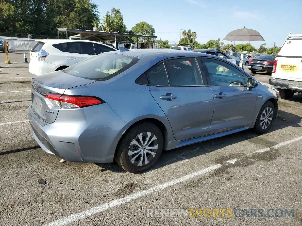 3 Photograph of a damaged car JTDEAMDE1MJ012352 TOYOTA COROLLA 2021