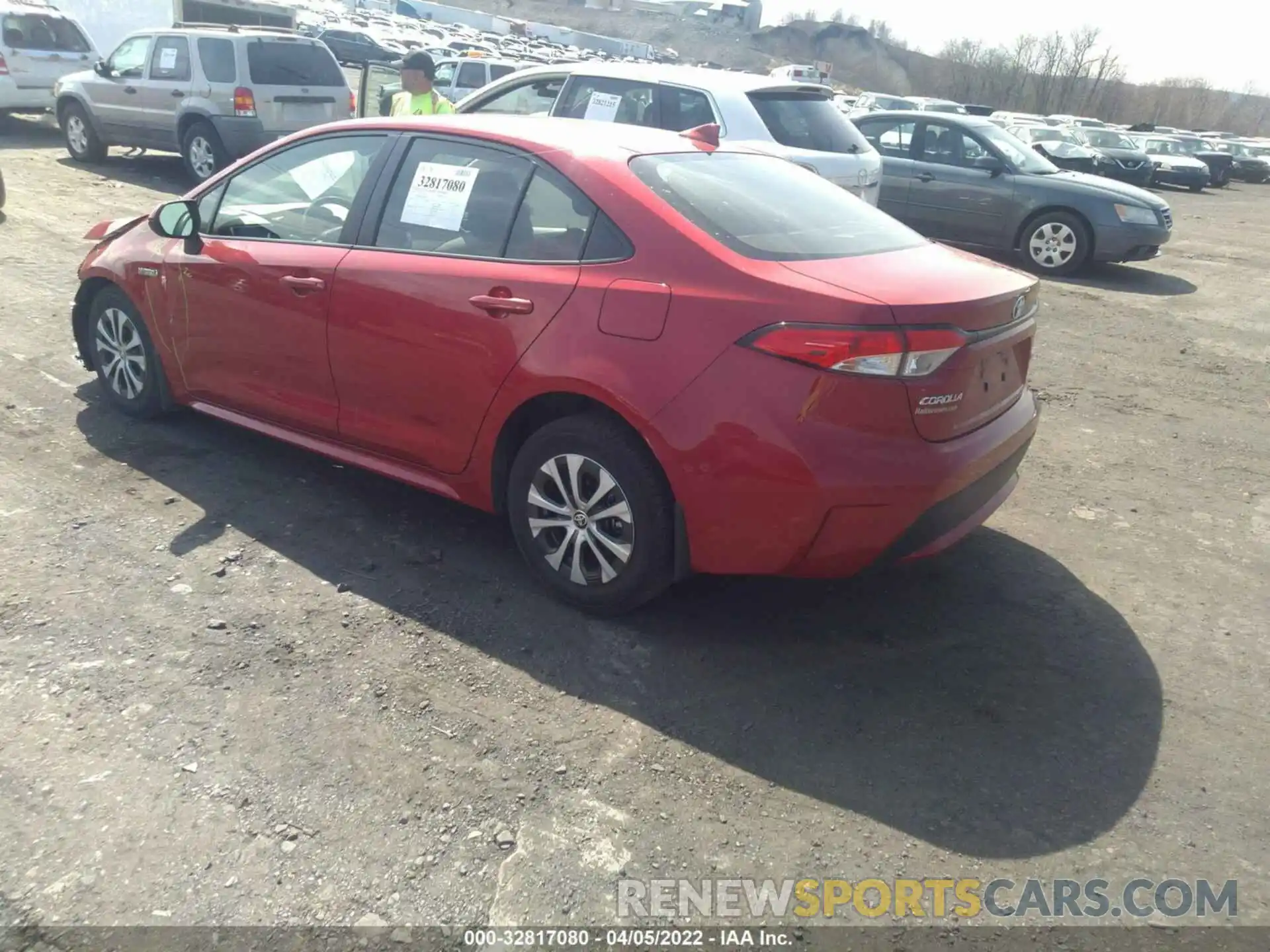 3 Photograph of a damaged car JTDEAMDE1MJ020385 TOYOTA COROLLA 2021