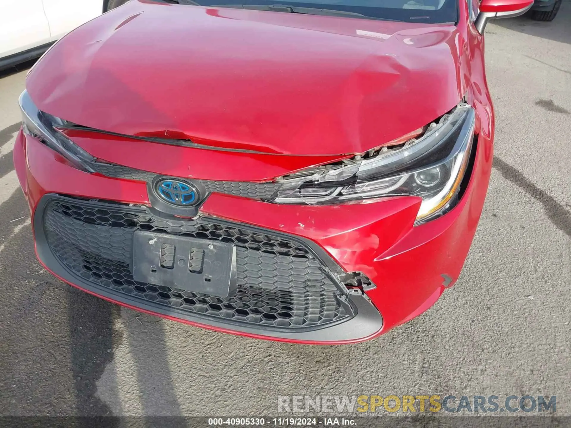 6 Photograph of a damaged car JTDEAMDE1MJ030964 TOYOTA COROLLA 2021
