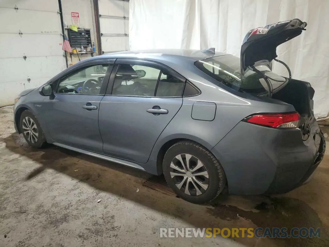 2 Photograph of a damaged car JTDEAMDE2MJ003630 TOYOTA COROLLA 2021