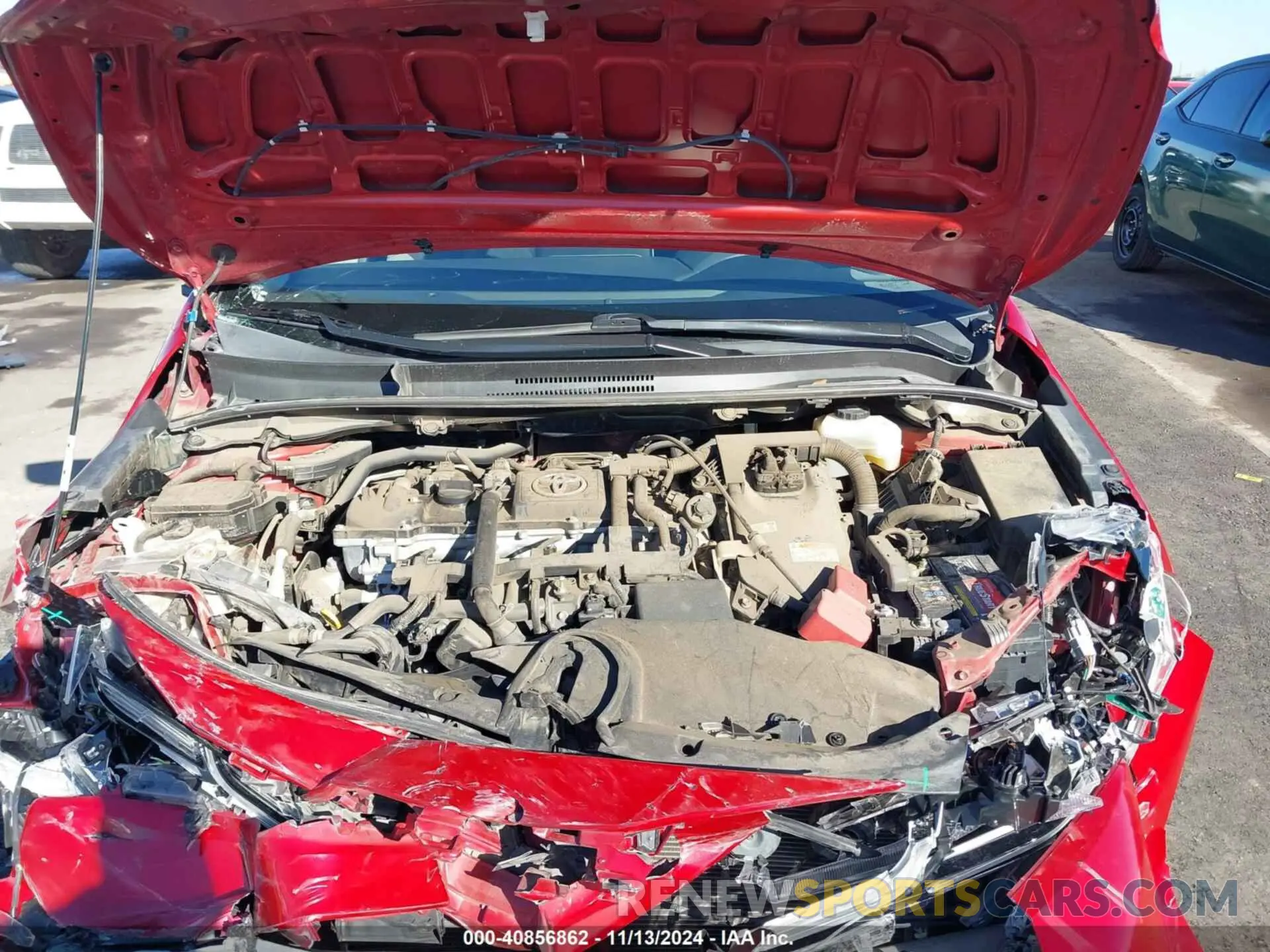10 Photograph of a damaged car JTDEAMDE2MJ005457 TOYOTA COROLLA 2021