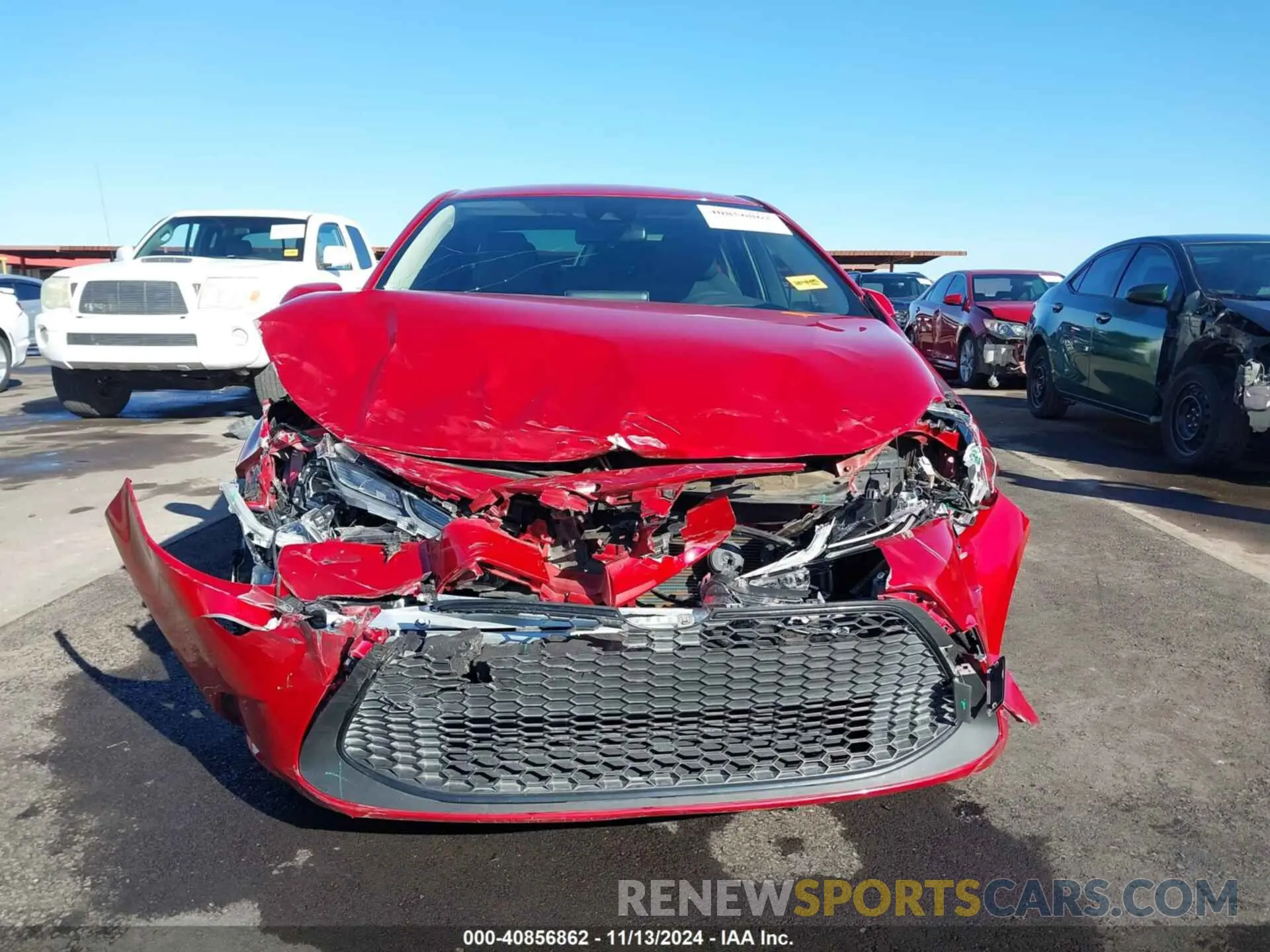 12 Photograph of a damaged car JTDEAMDE2MJ005457 TOYOTA COROLLA 2021
