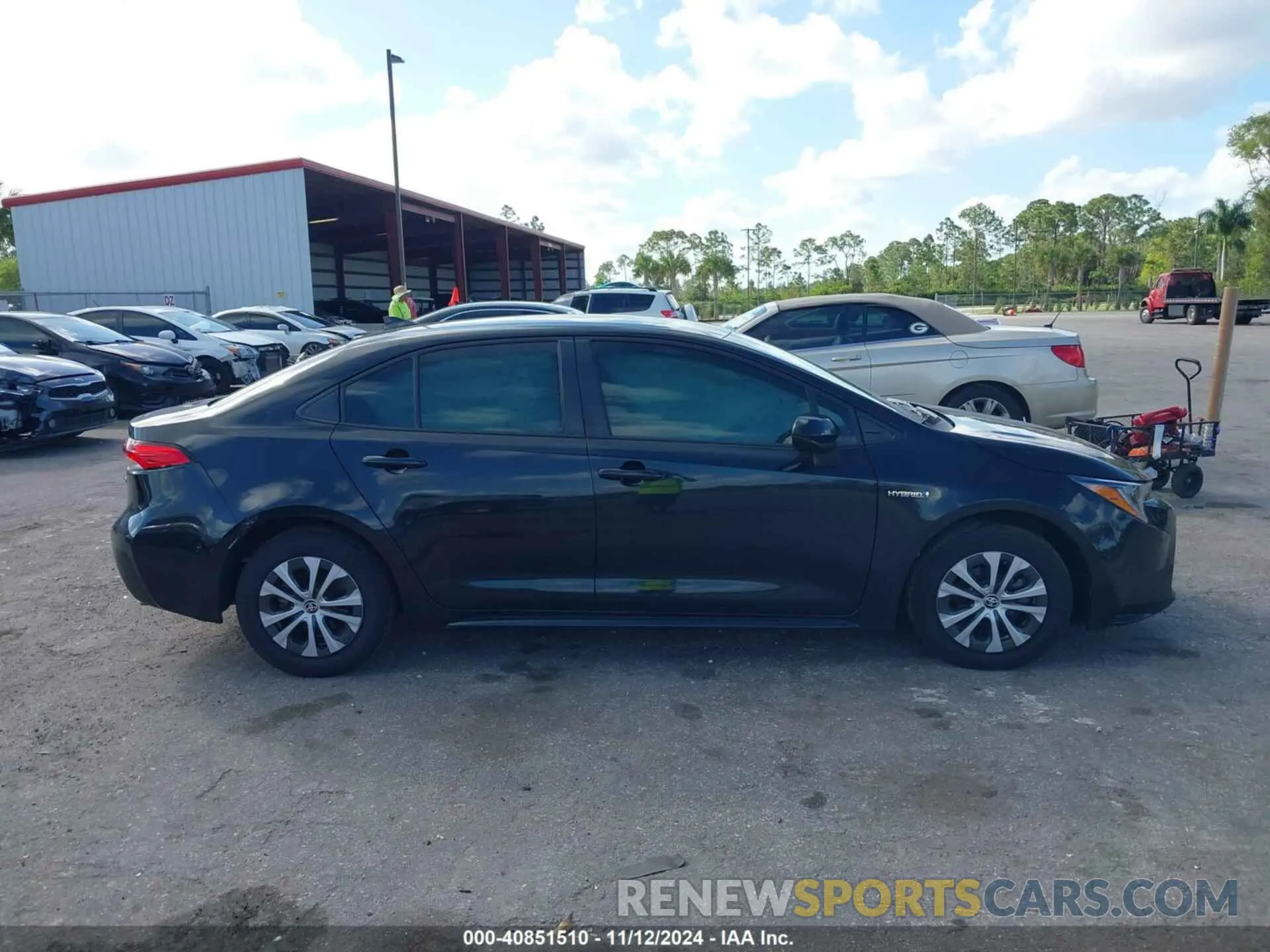 13 Photograph of a damaged car JTDEAMDE2MJ011016 TOYOTA COROLLA 2021