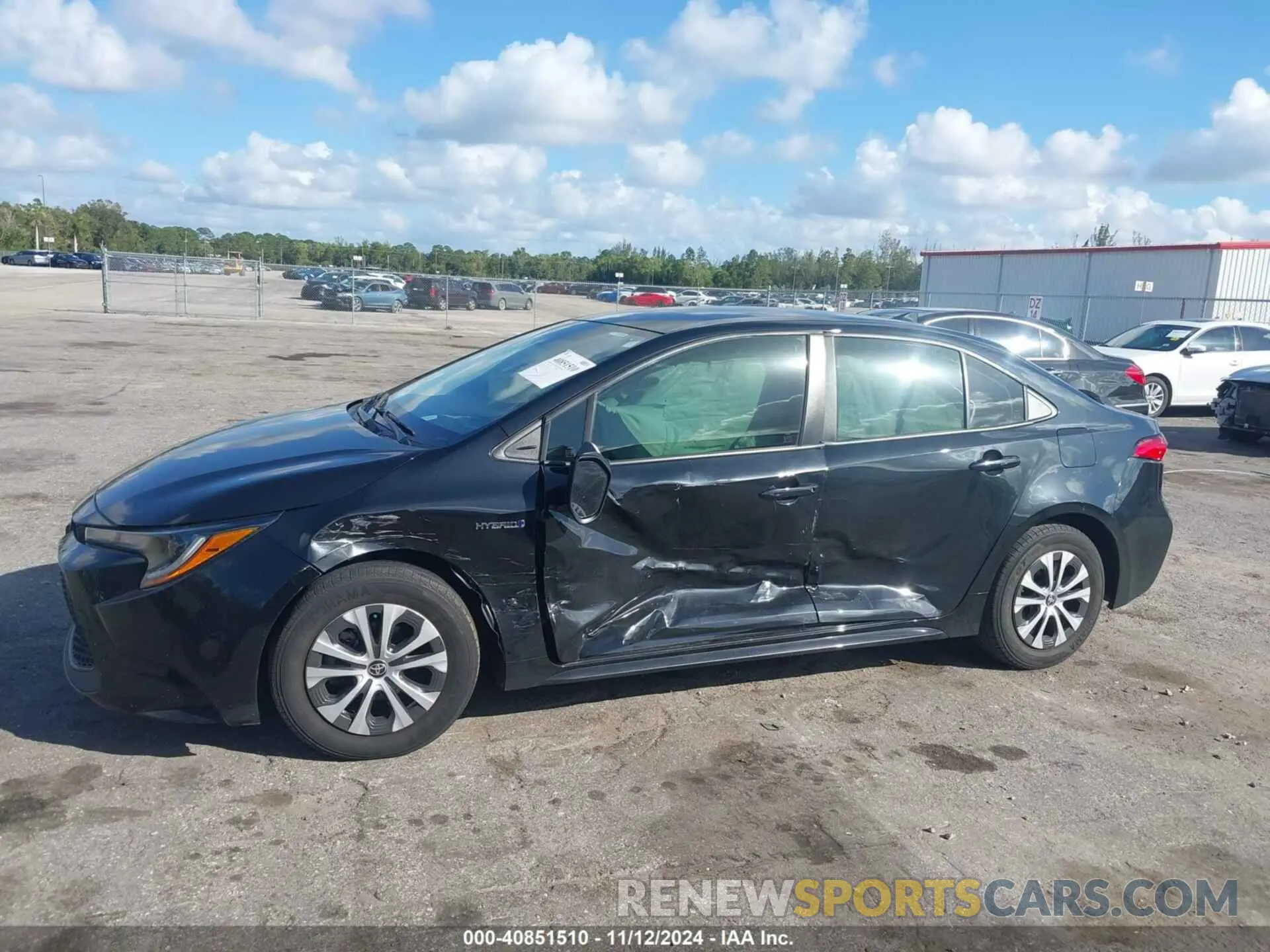 6 Photograph of a damaged car JTDEAMDE2MJ011016 TOYOTA COROLLA 2021