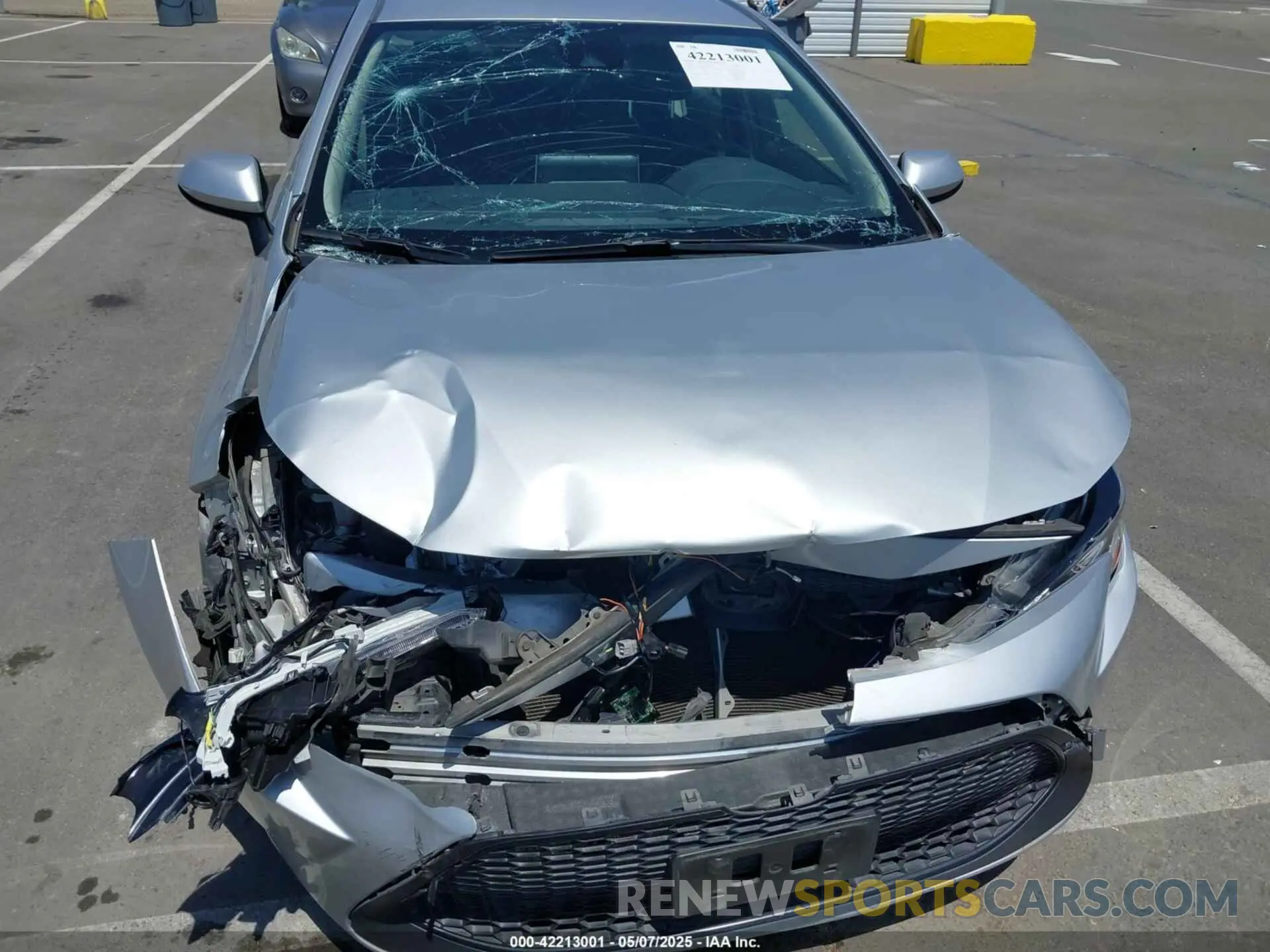 6 Photograph of a damaged car JTDEAMDE2MJ011078 TOYOTA COROLLA 2021