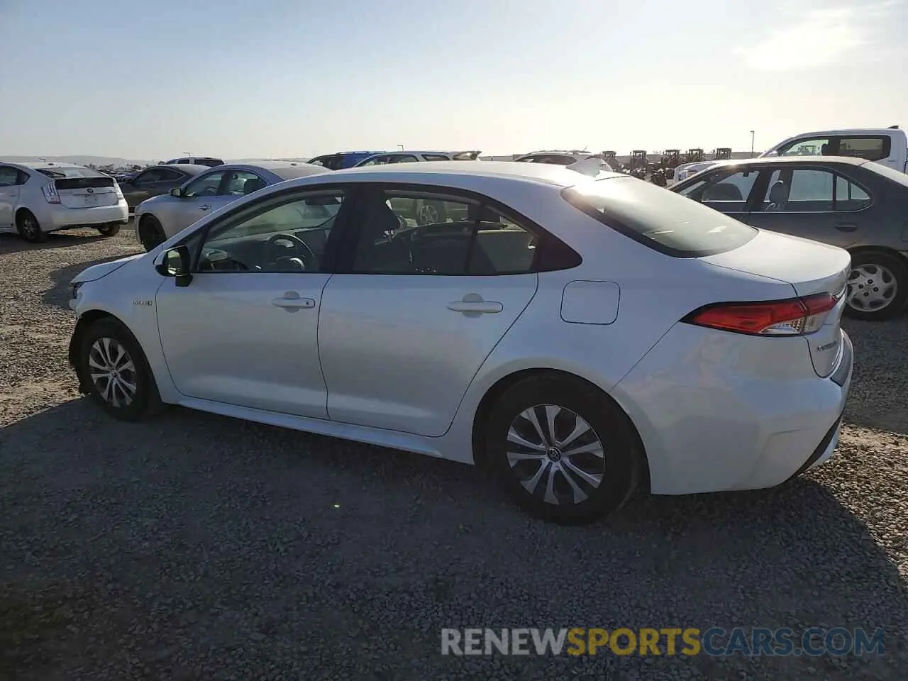 2 Photograph of a damaged car JTDEAMDE2MJ021576 TOYOTA COROLLA 2021
