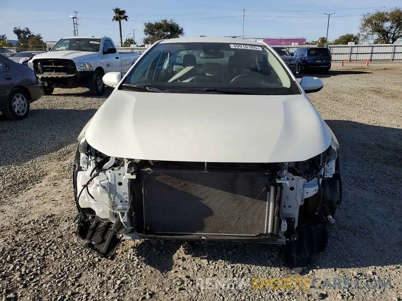 5 Photograph of a damaged car JTDEAMDE2MJ021576 TOYOTA COROLLA 2021