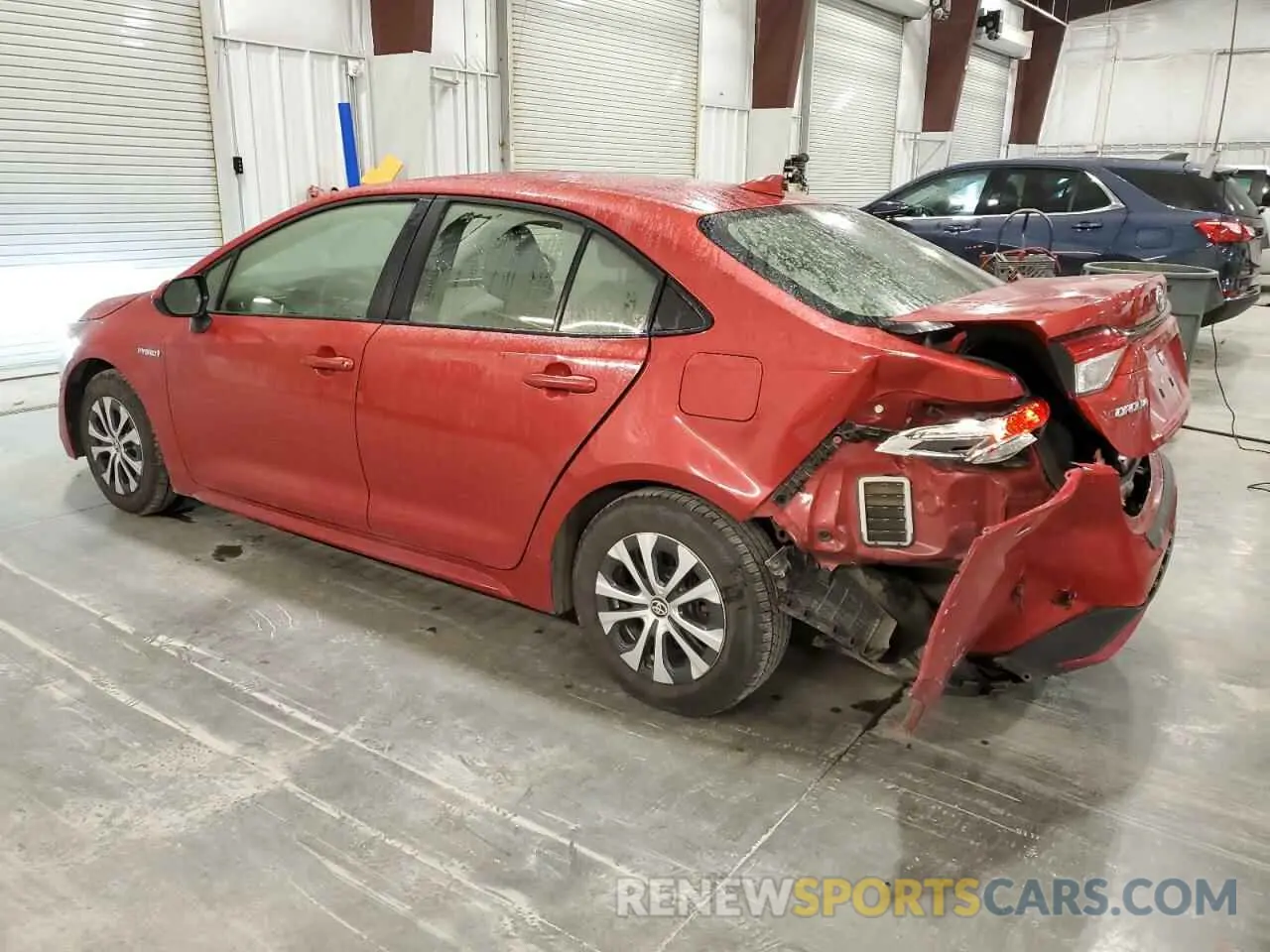 2 Photograph of a damaged car JTDEAMDE2MJ022632 TOYOTA COROLLA 2021
