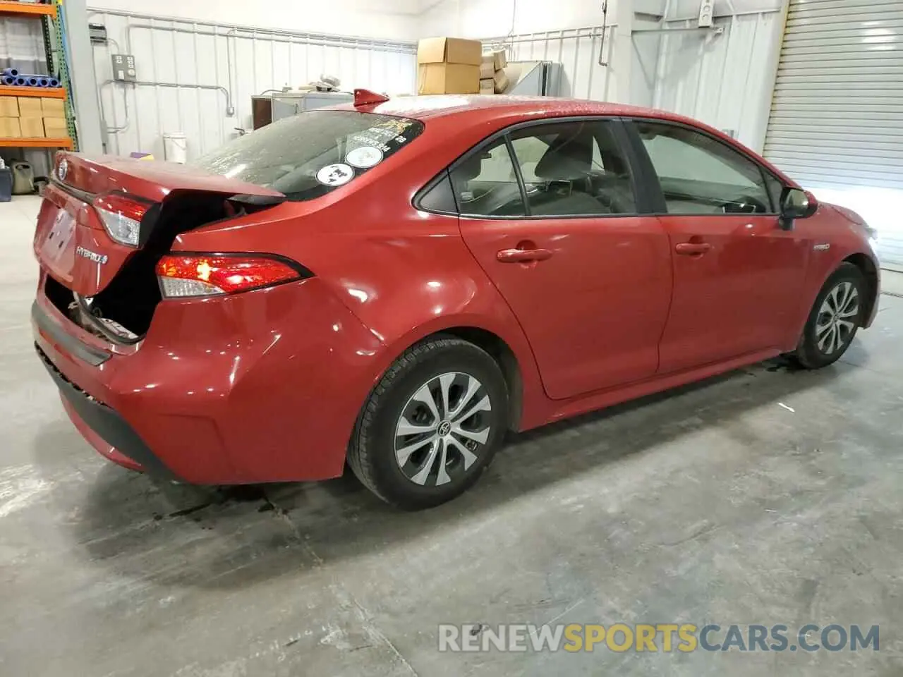 3 Photograph of a damaged car JTDEAMDE2MJ022632 TOYOTA COROLLA 2021