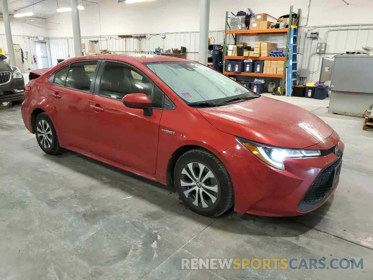 4 Photograph of a damaged car JTDEAMDE2MJ022632 TOYOTA COROLLA 2021