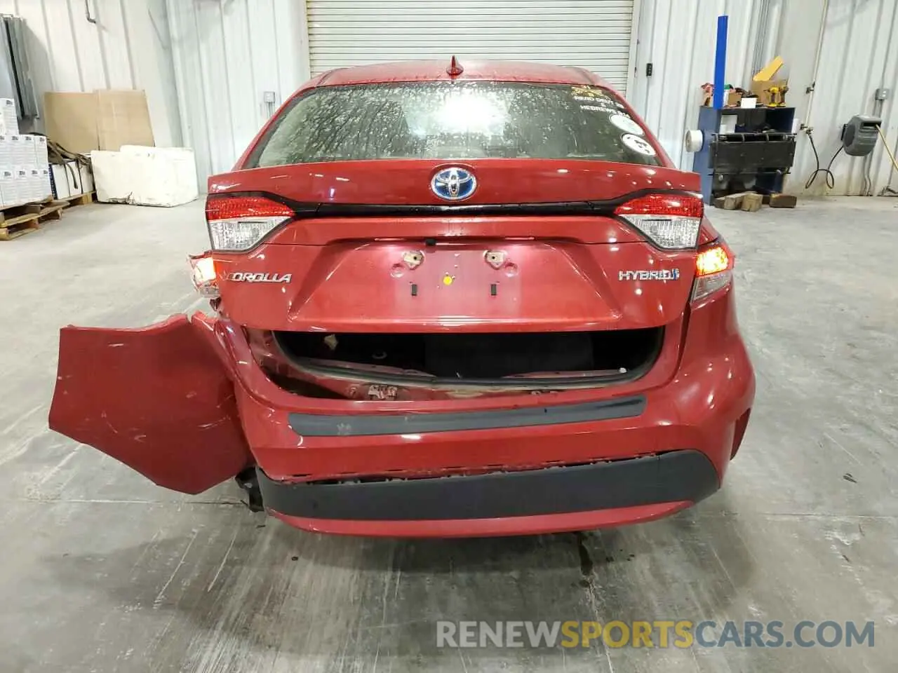 6 Photograph of a damaged car JTDEAMDE2MJ022632 TOYOTA COROLLA 2021