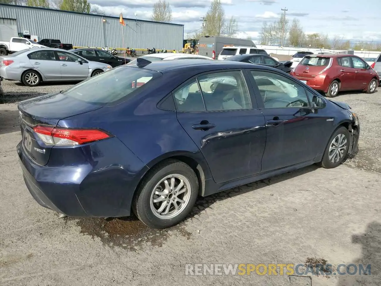 3 Photograph of a damaged car JTDEAMDE2MJ026714 TOYOTA COROLLA 2021