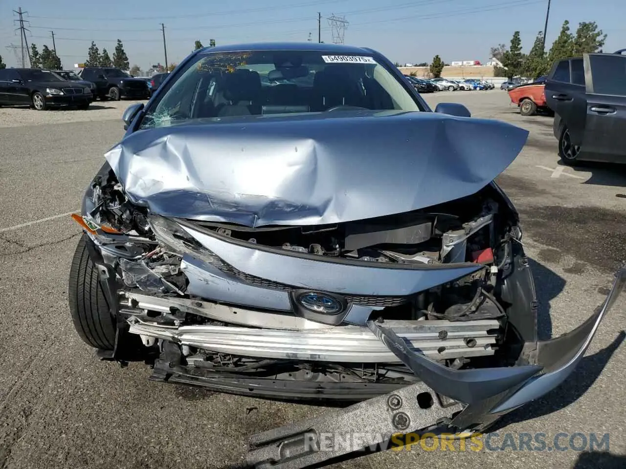 5 Photograph of a damaged car JTDEAMDE2MJ029273 TOYOTA COROLLA 2021
