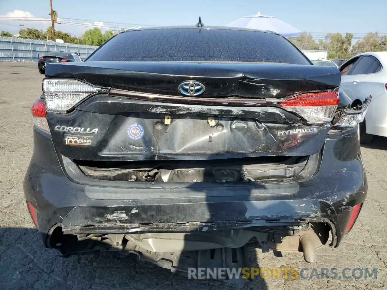 6 Photograph of a damaged car JTDEAMDE2MJ035185 TOYOTA COROLLA 2021