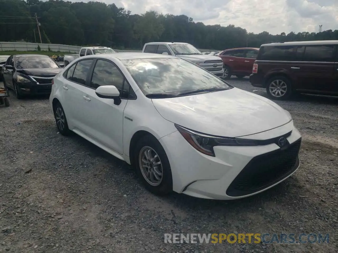 1 Photograph of a damaged car JTDEAMDE3MJ003815 TOYOTA COROLLA 2021