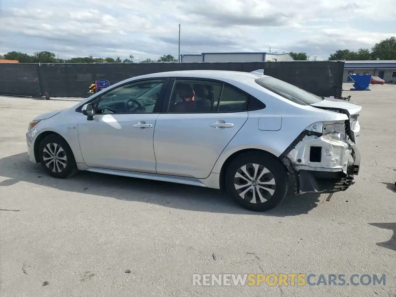 2 Photograph of a damaged car JTDEAMDE3MJ007072 TOYOTA COROLLA 2021