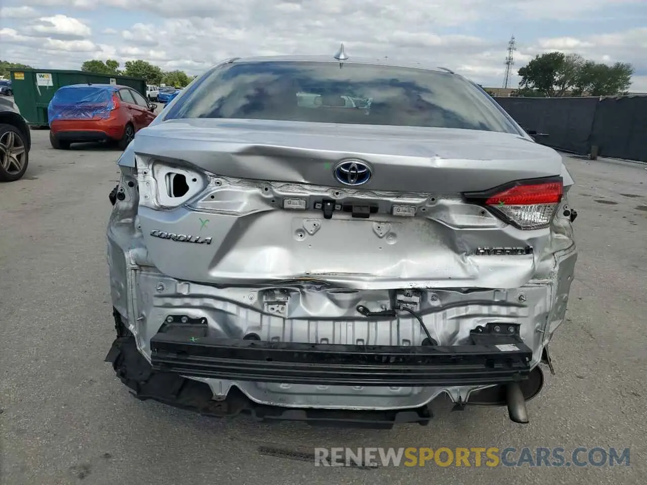 6 Photograph of a damaged car JTDEAMDE3MJ007072 TOYOTA COROLLA 2021
