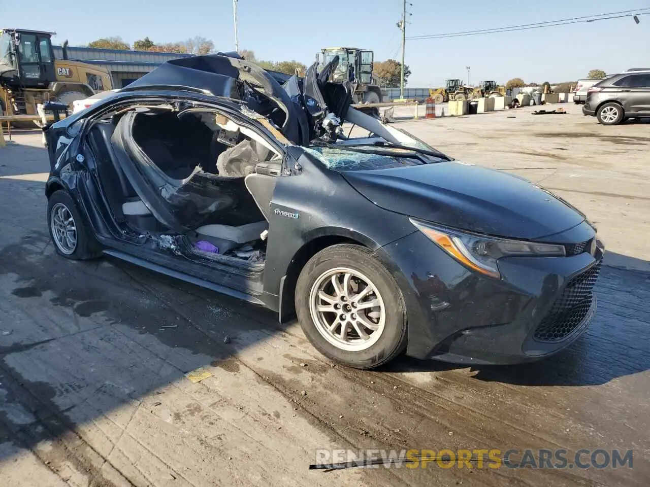 4 Photograph of a damaged car JTDEAMDE3MJ008349 TOYOTA COROLLA 2021