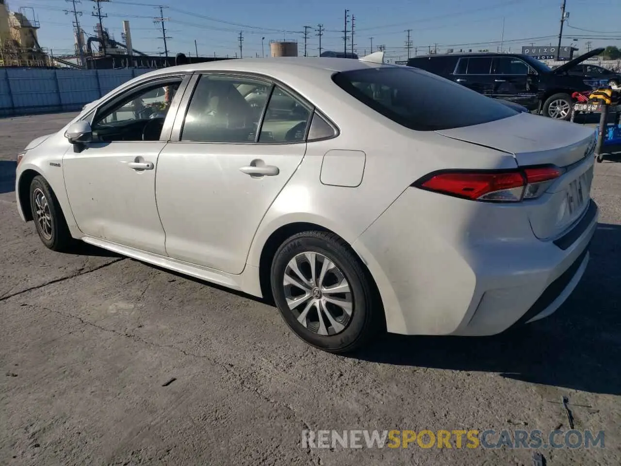2 Photograph of a damaged car JTDEAMDE3MJ009016 TOYOTA COROLLA 2021