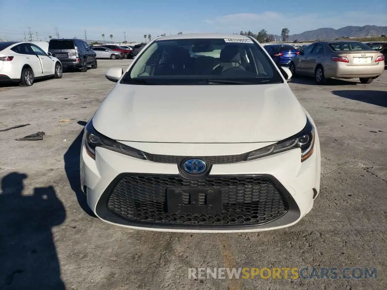 5 Photograph of a damaged car JTDEAMDE3MJ009016 TOYOTA COROLLA 2021