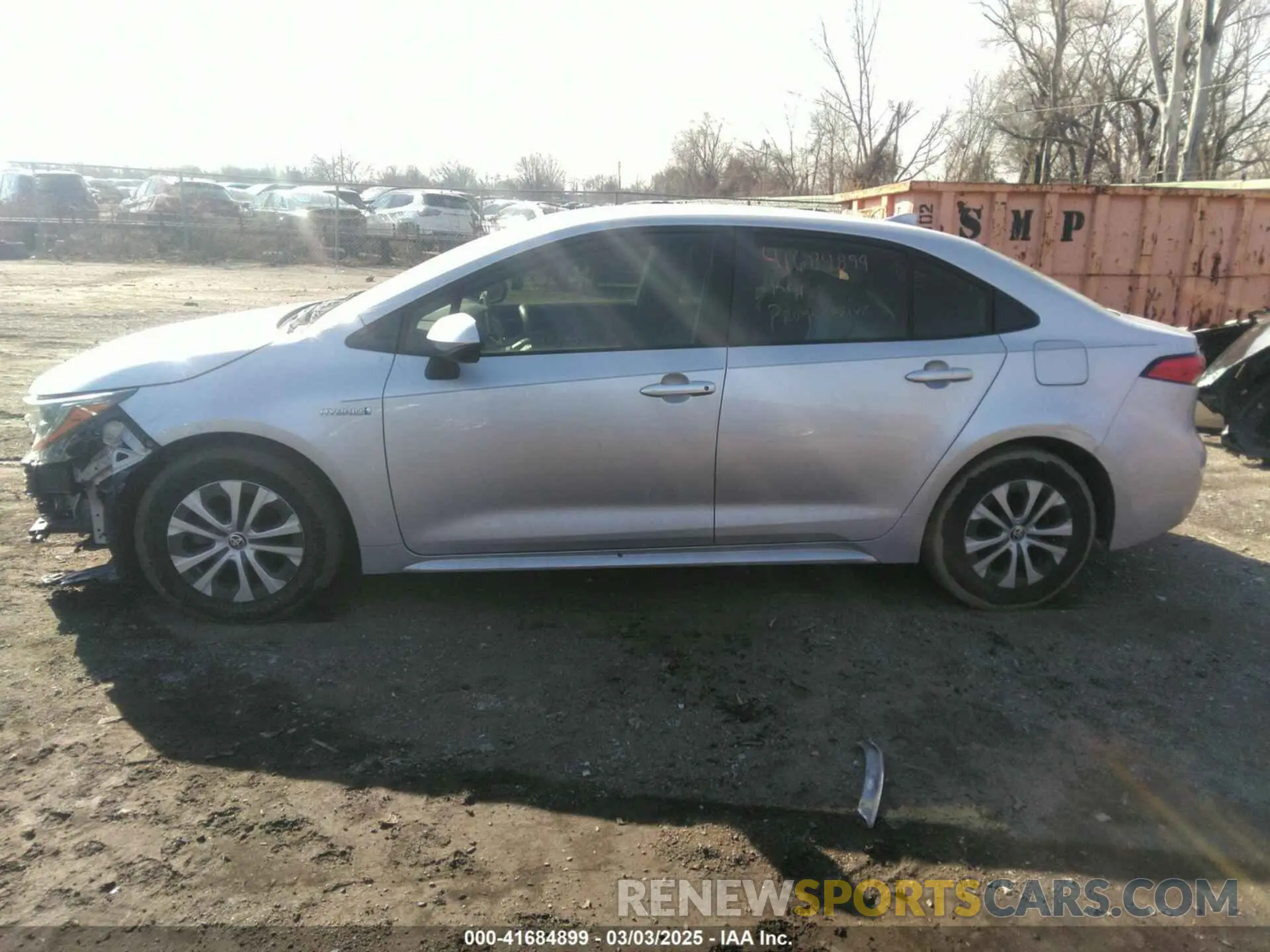 14 Photograph of a damaged car JTDEAMDE3MJ010599 TOYOTA COROLLA 2021