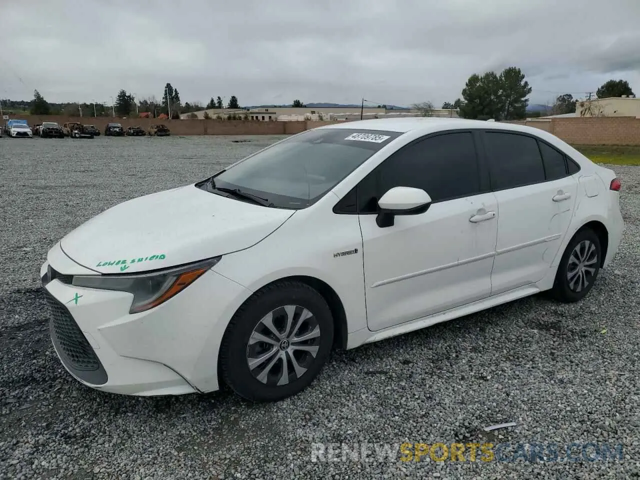 1 Photograph of a damaged car JTDEAMDE3MJ013373 TOYOTA COROLLA 2021