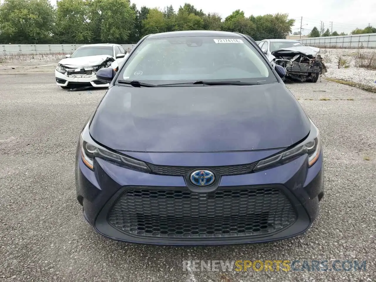 5 Photograph of a damaged car JTDEAMDE3MJ019397 TOYOTA COROLLA 2021