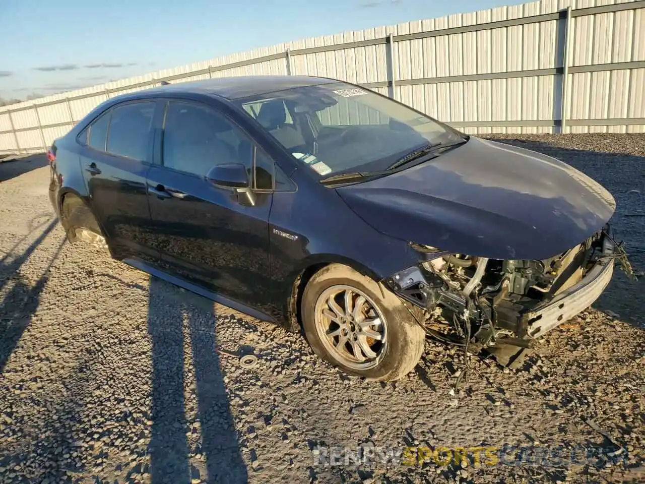 4 Photograph of a damaged car JTDEAMDE3MJ025698 TOYOTA COROLLA 2021