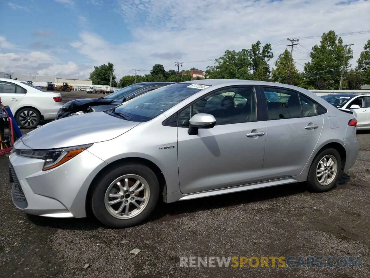 1 Photograph of a damaged car JTDEAMDE3MJ031145 TOYOTA COROLLA 2021
