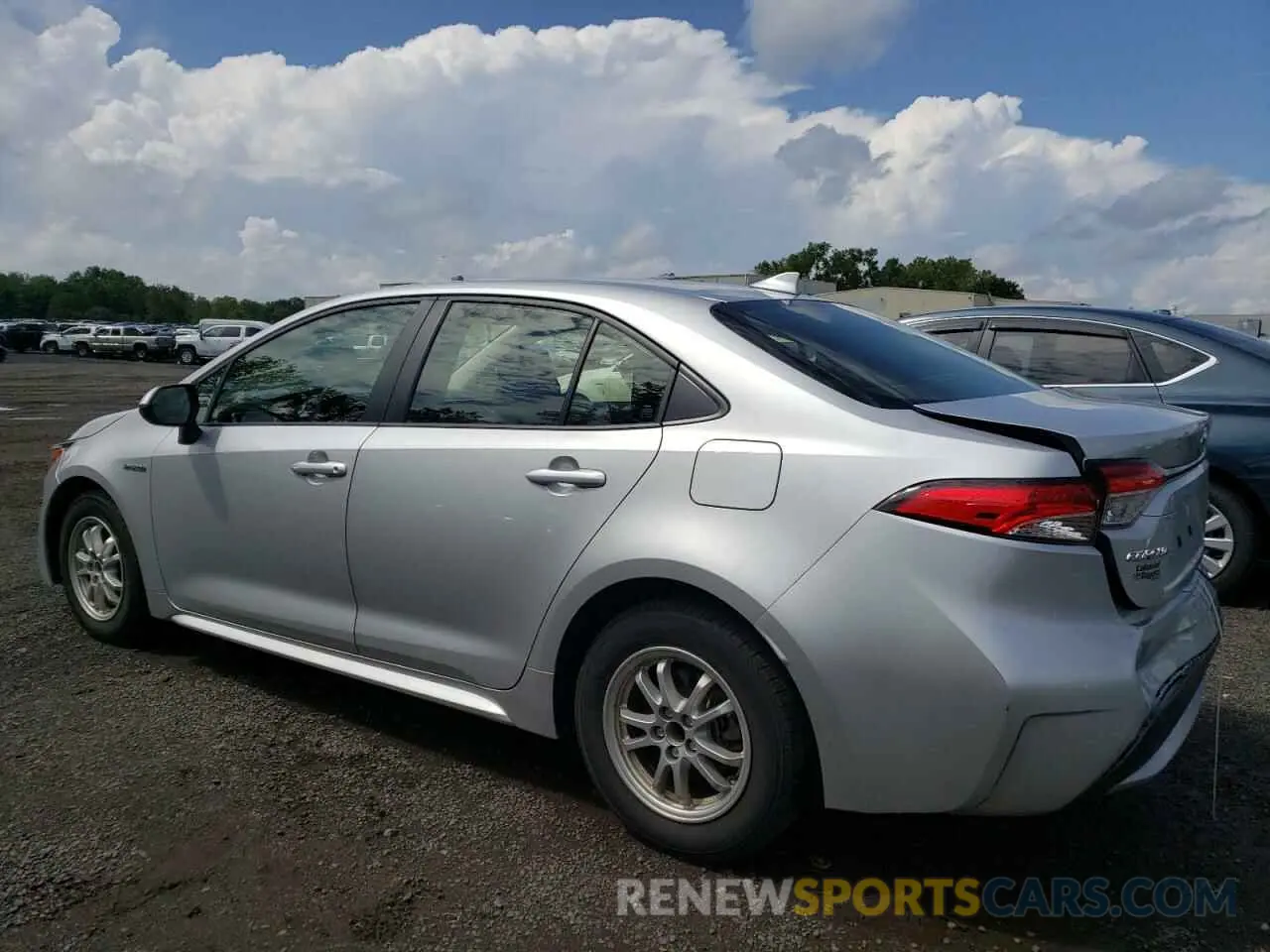 2 Photograph of a damaged car JTDEAMDE3MJ031145 TOYOTA COROLLA 2021