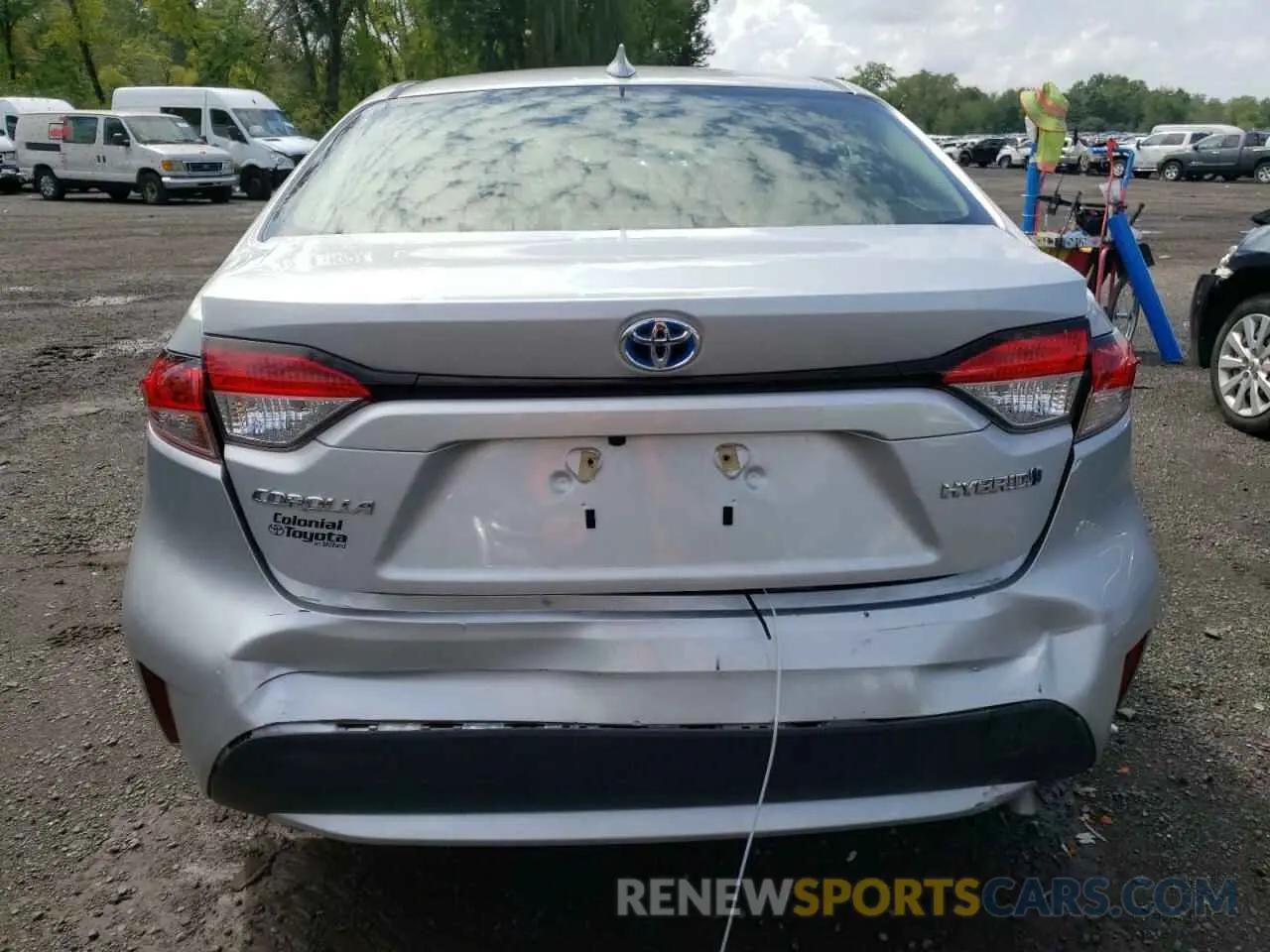 6 Photograph of a damaged car JTDEAMDE3MJ031145 TOYOTA COROLLA 2021
