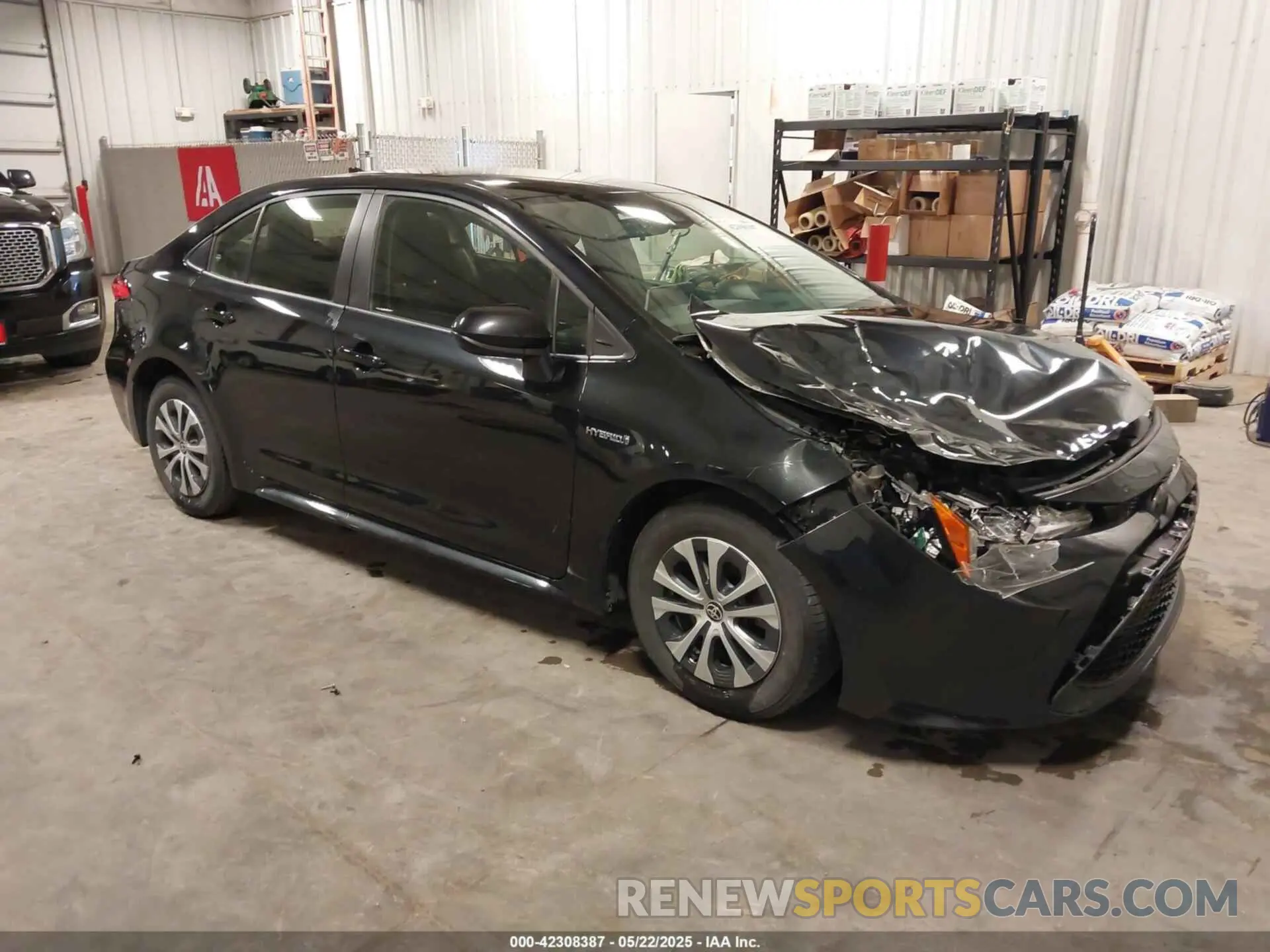 1 Photograph of a damaged car JTDEAMDE3MJ034224 TOYOTA COROLLA 2021