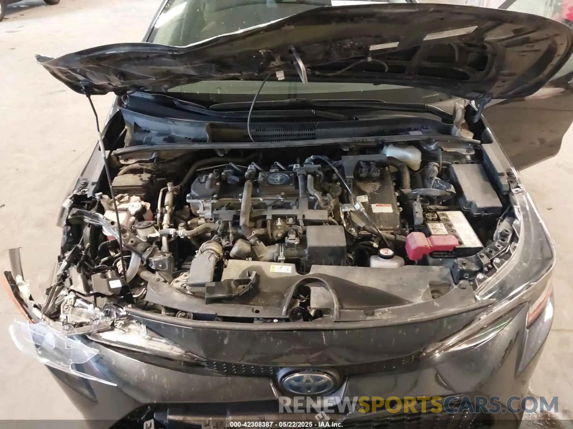 10 Photograph of a damaged car JTDEAMDE3MJ034224 TOYOTA COROLLA 2021